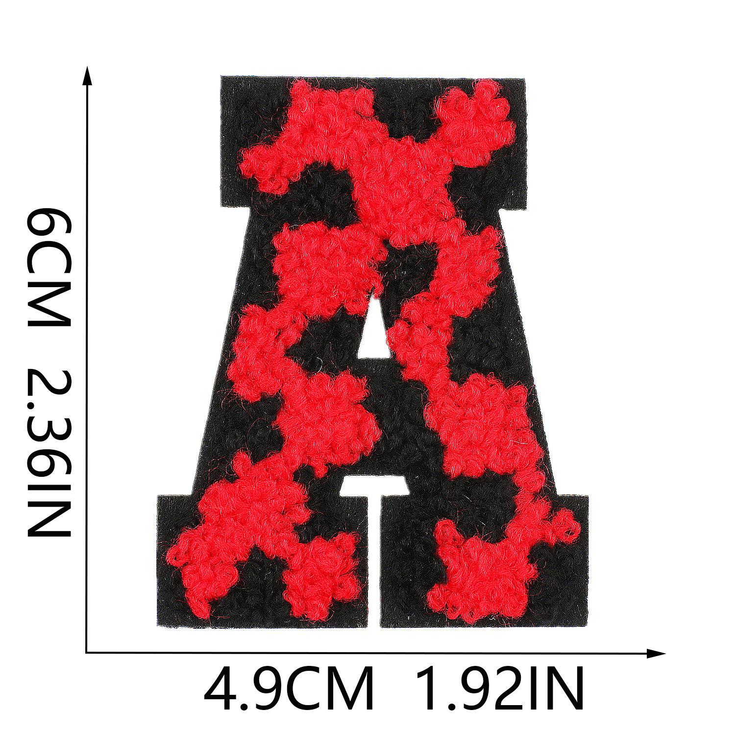 Snowflake Grid 6Cm Plaid Towel Embroidery Patch Sticker Computer Embroidery Chapter Boy Red Letter Embroidery Cloth Sticker Ironing A_3 pieces