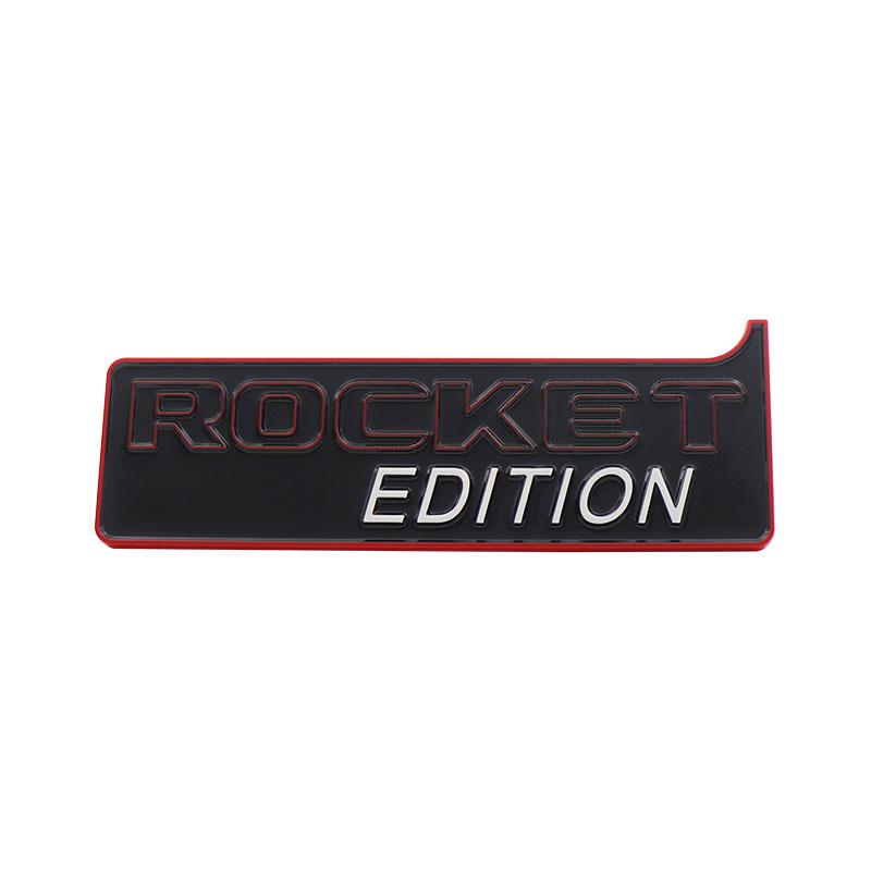 

3D Premium ROCKET EDITION Letters for G W463 W464 G500 G63 G350 car Engine Hood Fender trunk Tail Rear Decal Emblem Badge Sticker red-black