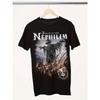 Men'S Gothic Heavy Metal Graphic Tee, Designed with Fields of The Nephilim, Showcasing Nephilim Imagery And Gothic Fonts, a Relaxed Crew Neck Concert