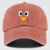 Pc Retro Chicken Print Baseball Cap with Chicken  Leopard Glasses  Lightweight Suitable for Events Chinese New Year Casual