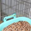 92MF Parrot Bathtub Birdcage Bathing Tub Budgies External Bathroom Cage Accessories Shower Tray Water Feeder