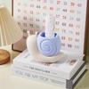 Cartoon Snail Dinosaur Pen Holder Desktop Storage Organizer for Stationery Makeup Brushes, Cute Creative Office Desk Accessory