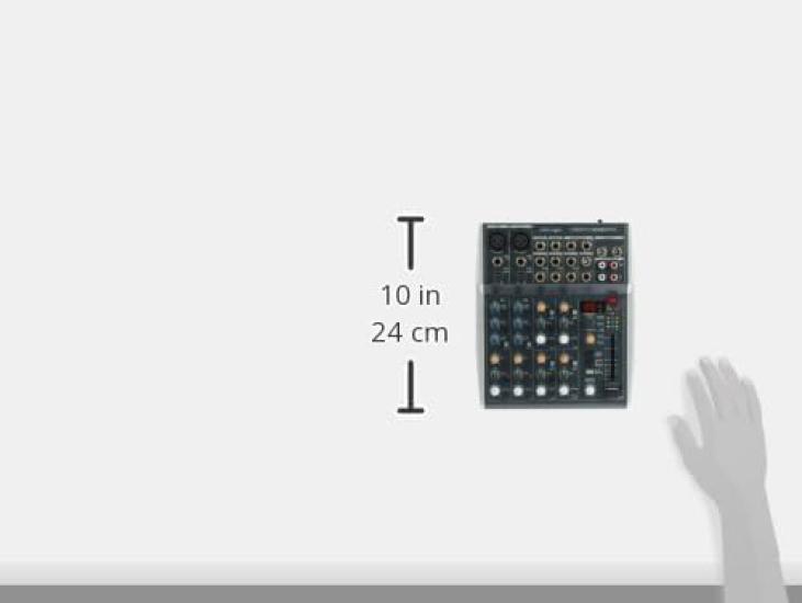 Behringer Analogmixer 10 Input 2 Bus Mixer Ausgestattet mit USB-Streaming-Audio mit KLARK TEKNIK FX Engine XENYX 1002SFX Interface/Ausgestattet mit eingebautem