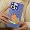 Cartoon Cute Capybara Phone Case For IPhone 18 16 15 14 13 12 11 Pro Max X XR XSMAX 8 7 Plus Matte Shockproof Back Cover