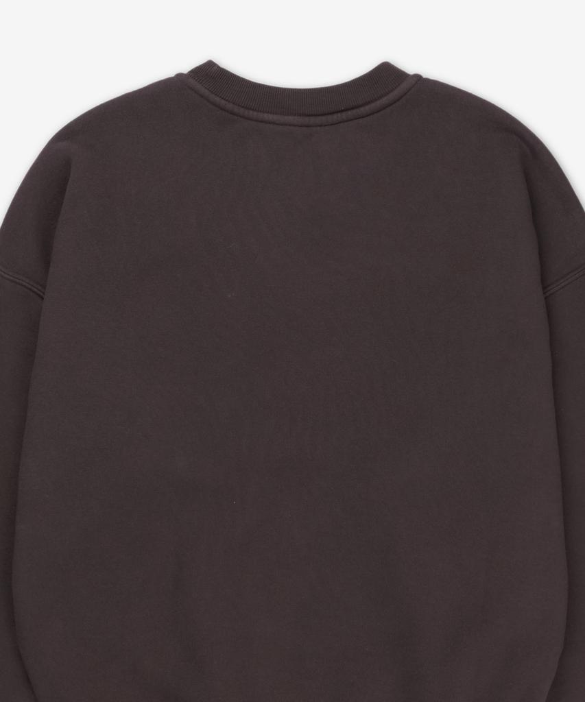 SAINT LAURENT Logo Patch Sweatshirt - Dark Brown / 807761Y36Sv2355