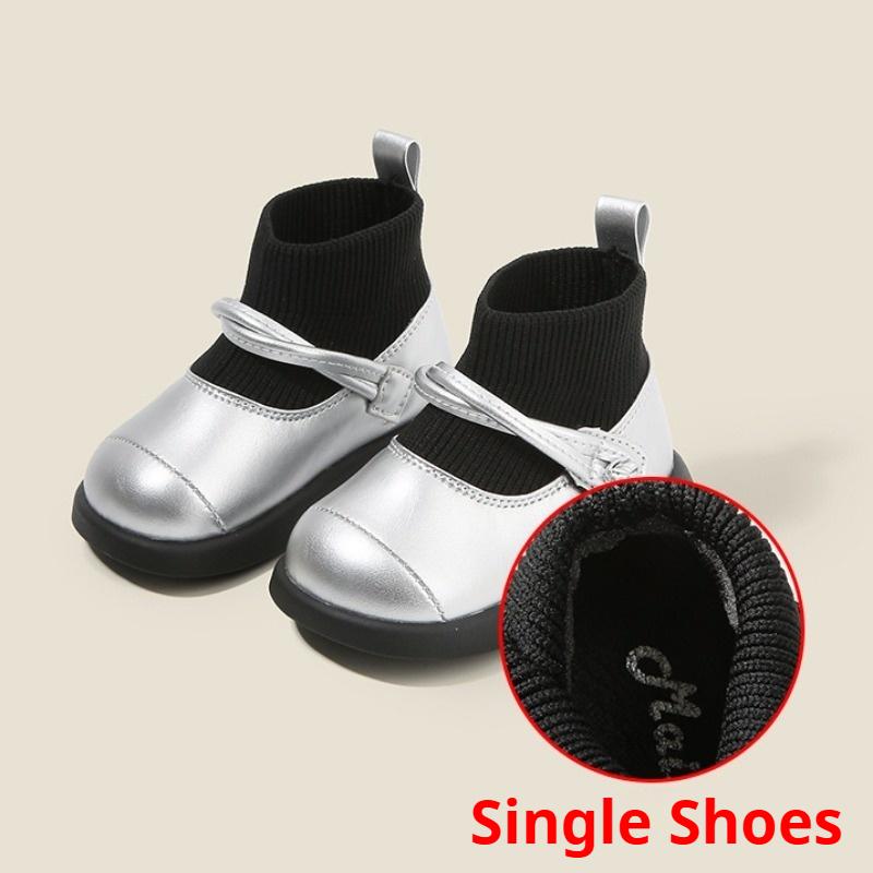

Baby Girl s Leather Shoes Baby Toddler Shoes Girl s Princess Shoes Korean Style Socks Shoes 16