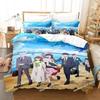 Anime Ice Guy and His Cool Female Colleague Bedding Set Printed Comforter Duvet Cover Pillow Case 3 Pieces Sets Kids Adult Size