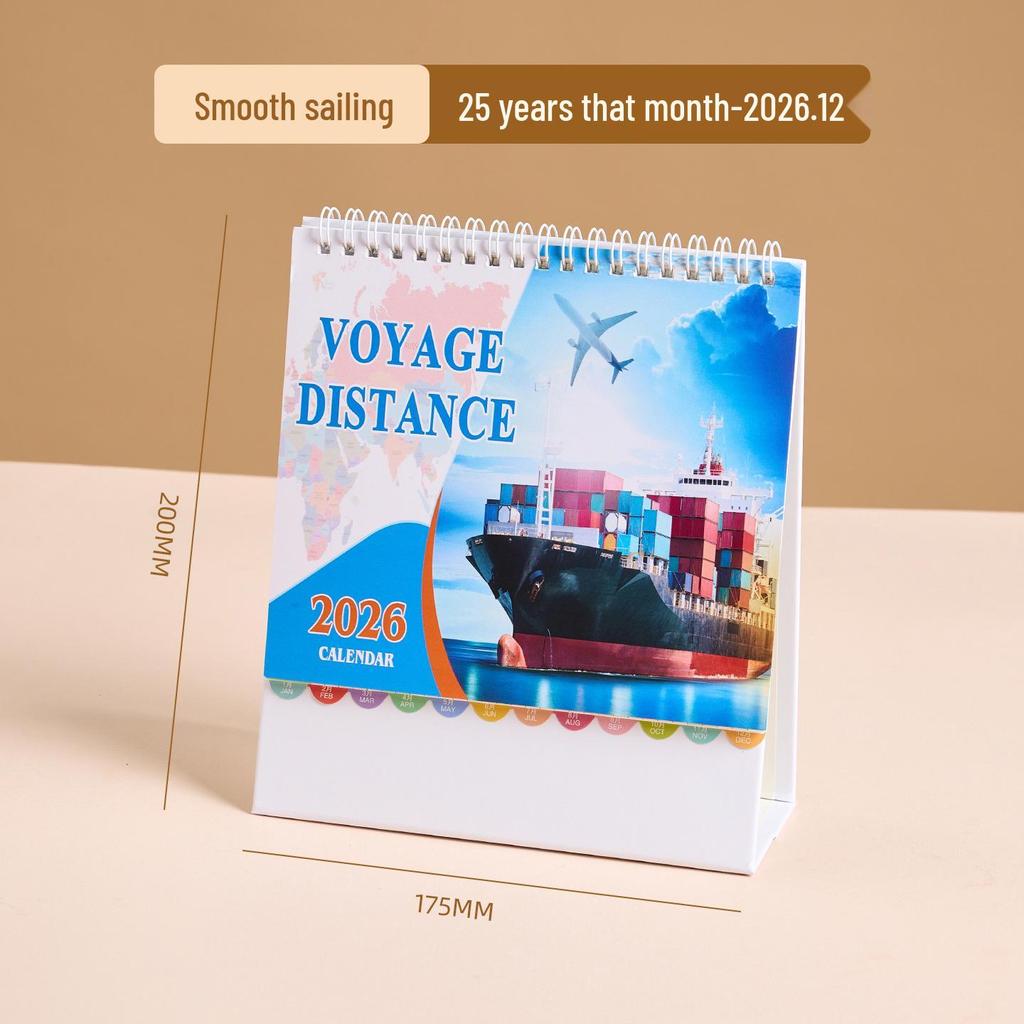 2026 Year of the Horse Enterprise Desk Calendar with Custom Logo - Special Edition for Creative Logistics