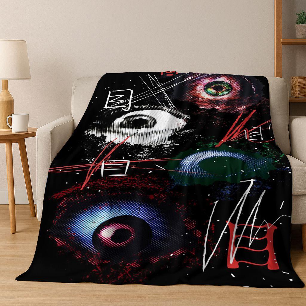 Classic Silent Hill Horror Game Movie Art Flannel Blanket,Cozy Soft Throw Blanket for Home Bedroom Bed Sofa Picnic Cover Gift