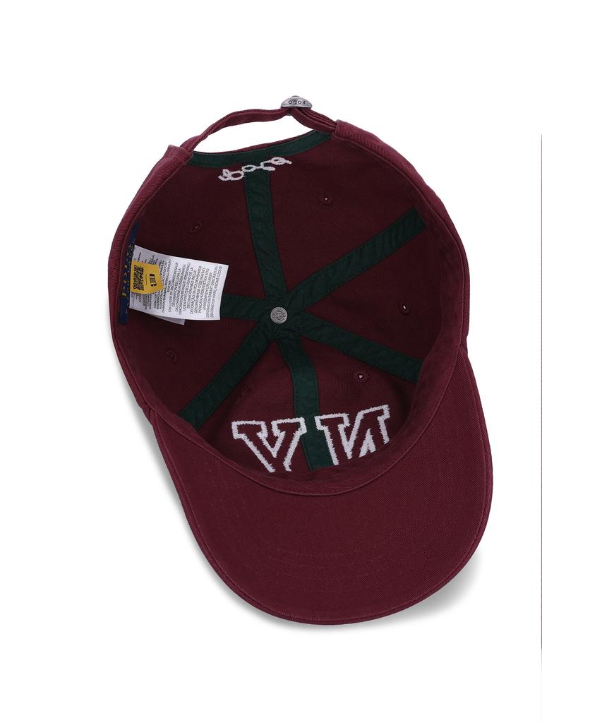 Cappellino da baseball in twill con patch Ny POLO RALPH LAUREN - Rosso