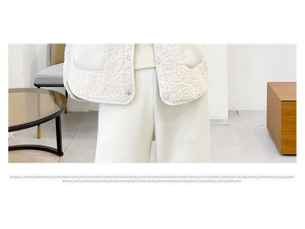 Women's 2023 Autumn/Winter Leather & Fur Lambswool Waistcoat Vest - Short & Stylish