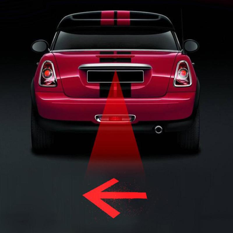 Car Motor Motorcycle Tail Decorative Car Logo Projector 12V  24V LED Emergency Braking Back UP Stop Laser Light