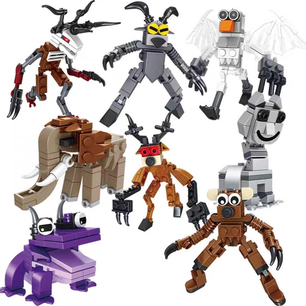 99 Nights In The Forest Building Blocks Toys Elk Deer White Owl Animals Model Building Blocks Diy Education Assembly Toys