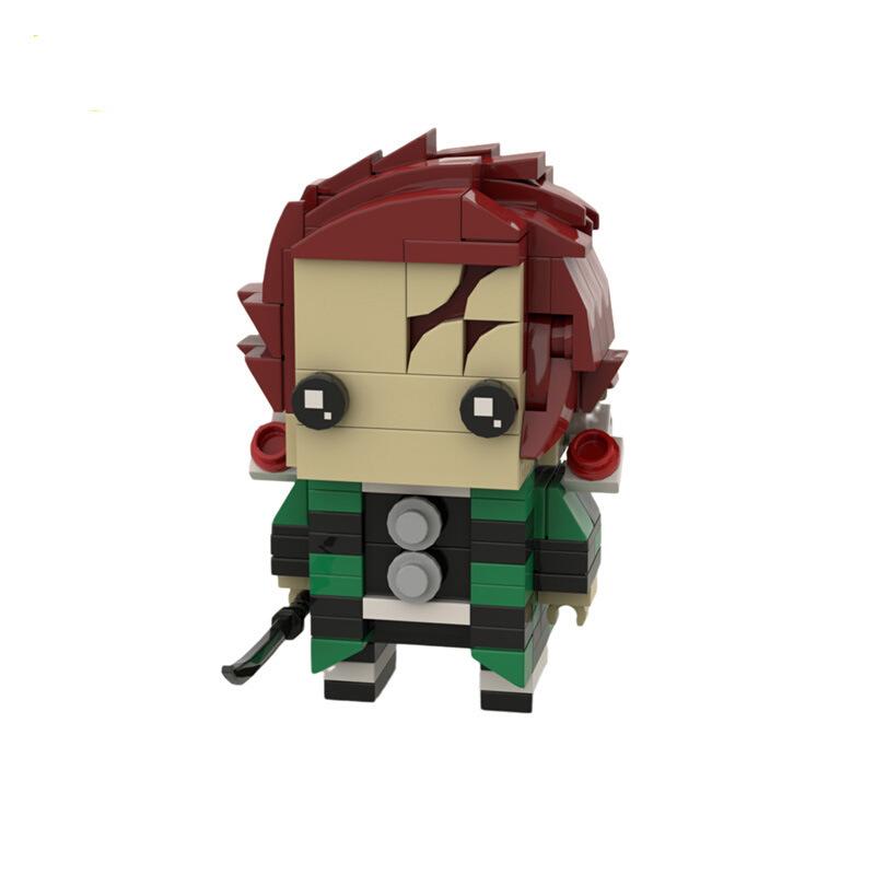 Building block set Kamado Tanjiro Brick Touzai small particle puzzle assembly insert toy gift