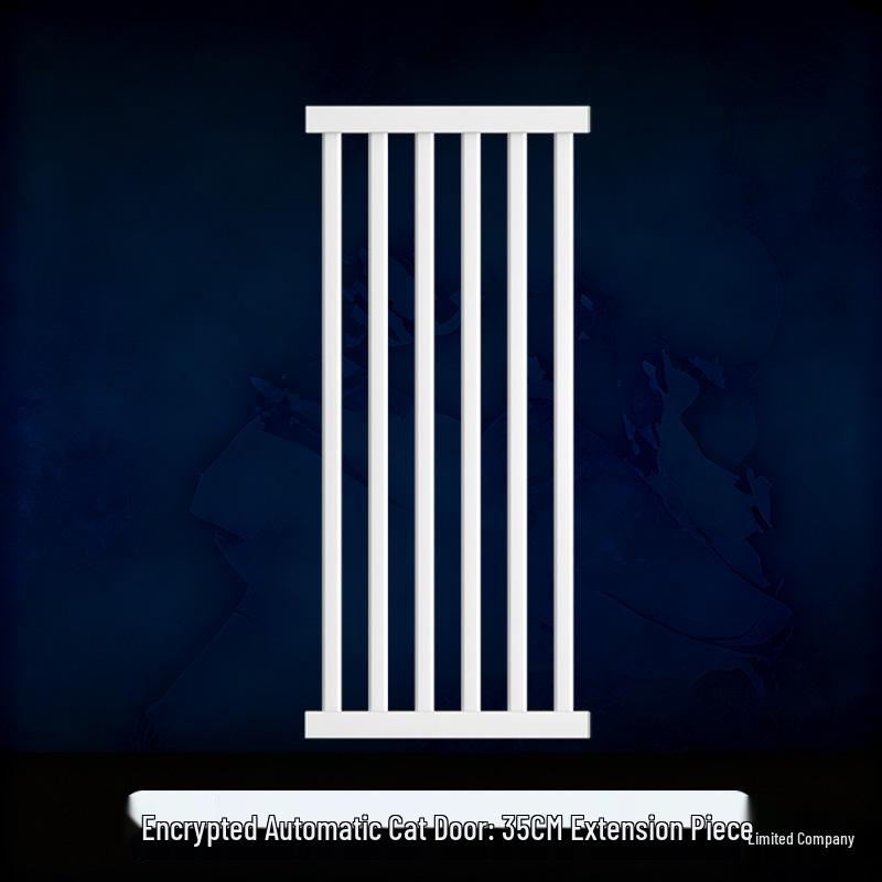 Cat Door Barrier: Auto-Close Pet Gate for Indoor, Balcony, or Stairway - No Drilling Needed