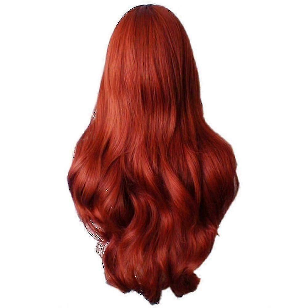 Parrucca Jessica Rabbit Adulto Carnevale Cosplay Sintetica Lunga Ondulata Parrucche Parrucca meno