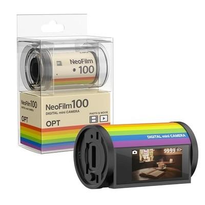 Opt OPT100 Neo Film 35mm Digital Toy Camera LCD microSD Type-C Multi-Color