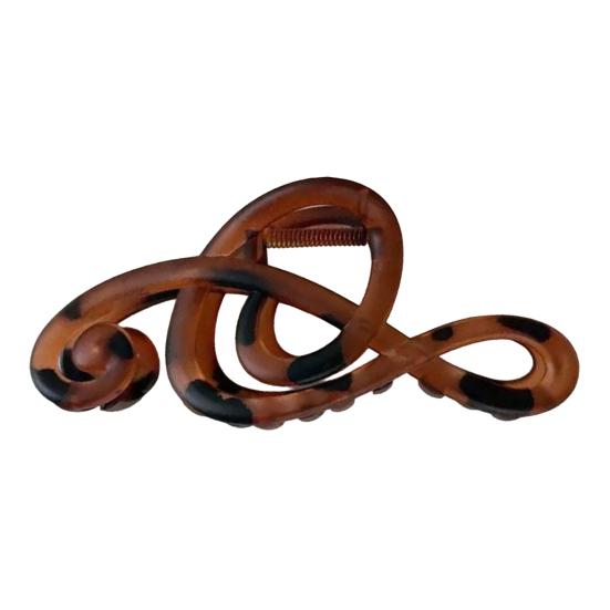 

Hair Claw Matte Finish Treble Clef Shape Large Shark Clip Secure Hold Non-Slip Literary Style Hair Accessory F