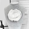 15cm 3D Silk Flower Appliques Flower Brooch Sewing Patches for Formal Dresses