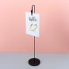 Non-Slip Base Metal Place Card Holder Black Clamps Place Card Stands Memo Stand  Wedding Decoration