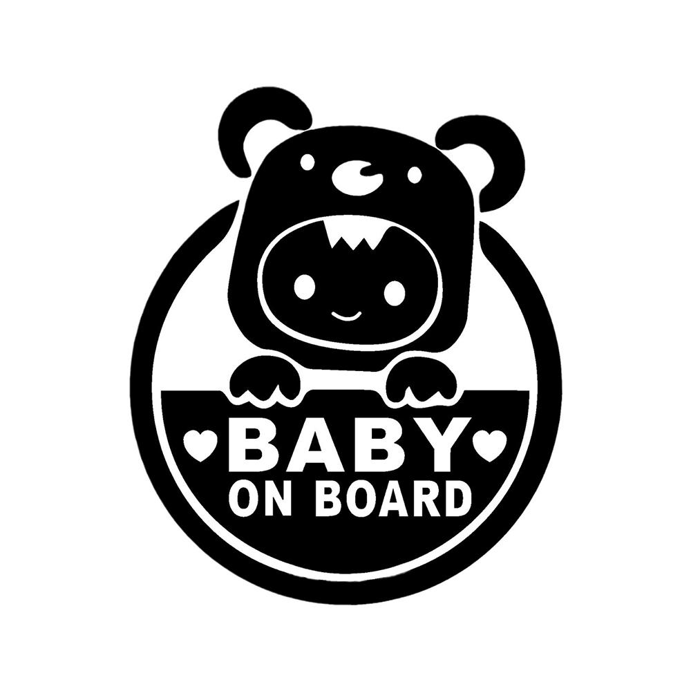 Baby on Board Car Stickers Laser Car Body Rear Window Bumper Decoration PVC Vinyl Film Decal Auto Tuning Accessories