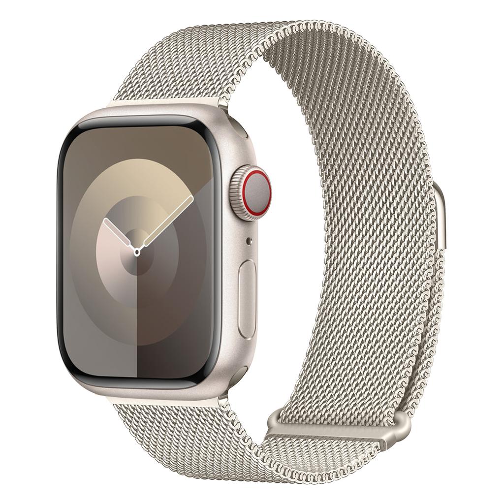 Milanese Loop Strap For Apple Watch Band 44mm 40mm 45mm 41mm 49mm 42mm 38mm Correa Bracelet iWatch Series 3 6 Se 7 8 9 5 Ultra 2