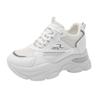 Inner Height Increase Dad Shoes Women 2025 Summer New Popular Small Versatile Leisure Sports Mesh White Shoes Women