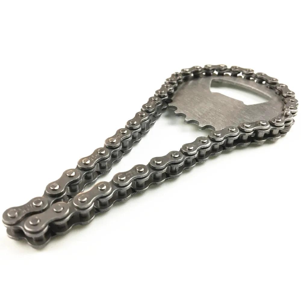 Bicycle Chain Design Stainless Steel Bottle Opener - Kitchen Bar Can & Beer Cap Lifter, Essential Household Party Dining Tools