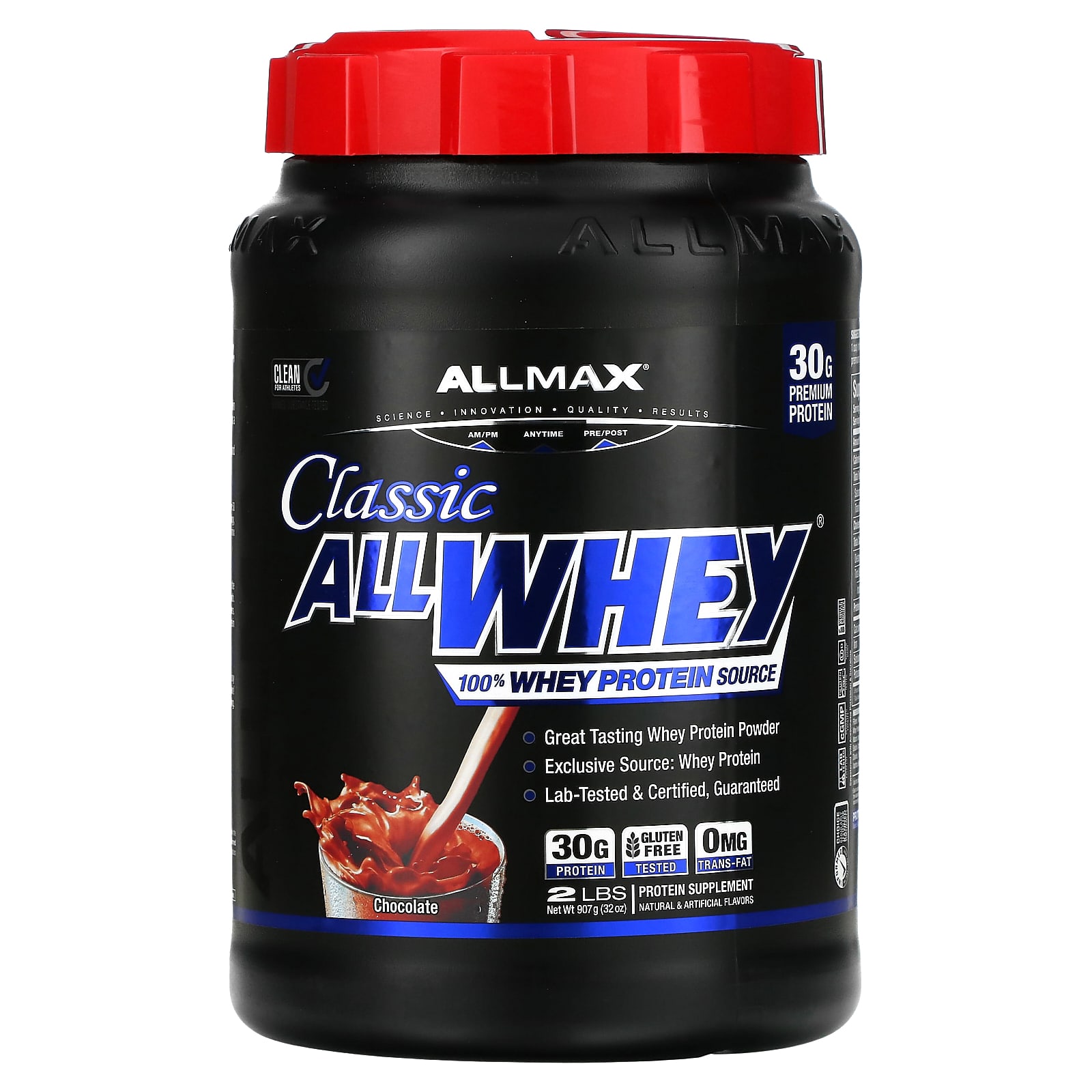 

ALLMAX, AllWhey Classic, 100% Whey Protein, Chocolate, 2 lbs (907 g)