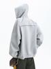 Unisex High Street Casual Zipper Hoodie - Trendy American Brand for Men & Women
