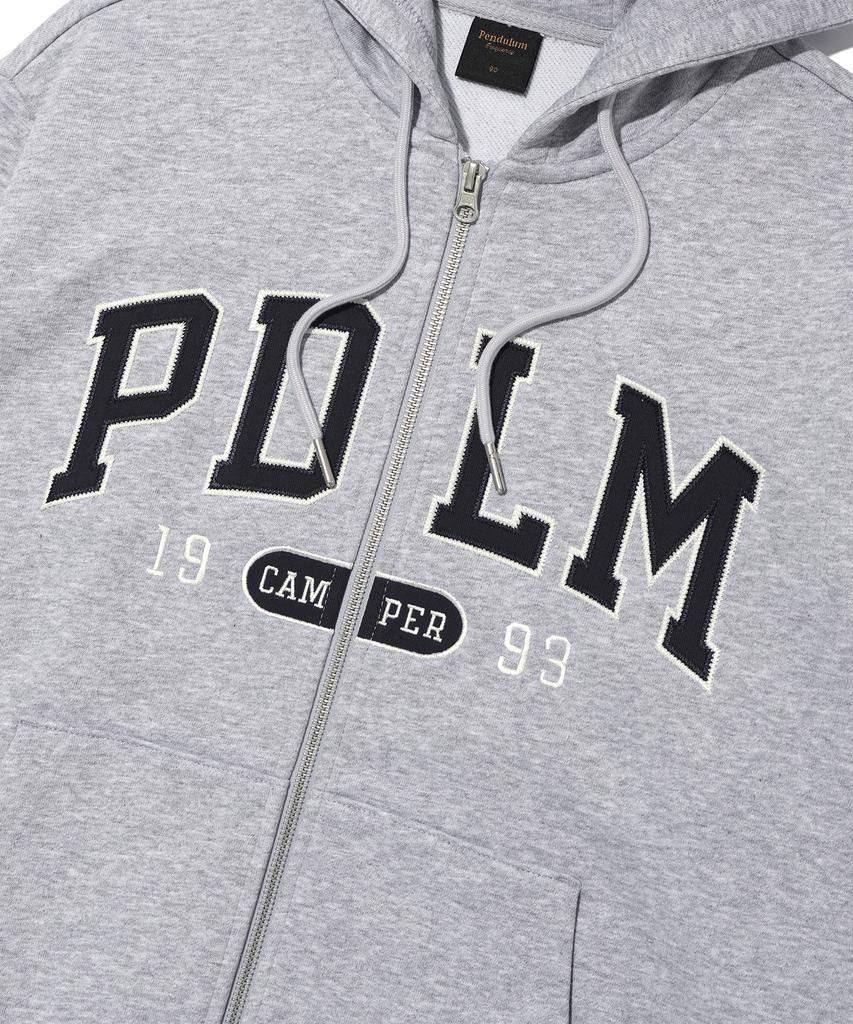 Pendulum Pdlm Logo Zip-Up Hoodie Melange Grey (Lp6Tu147-097)