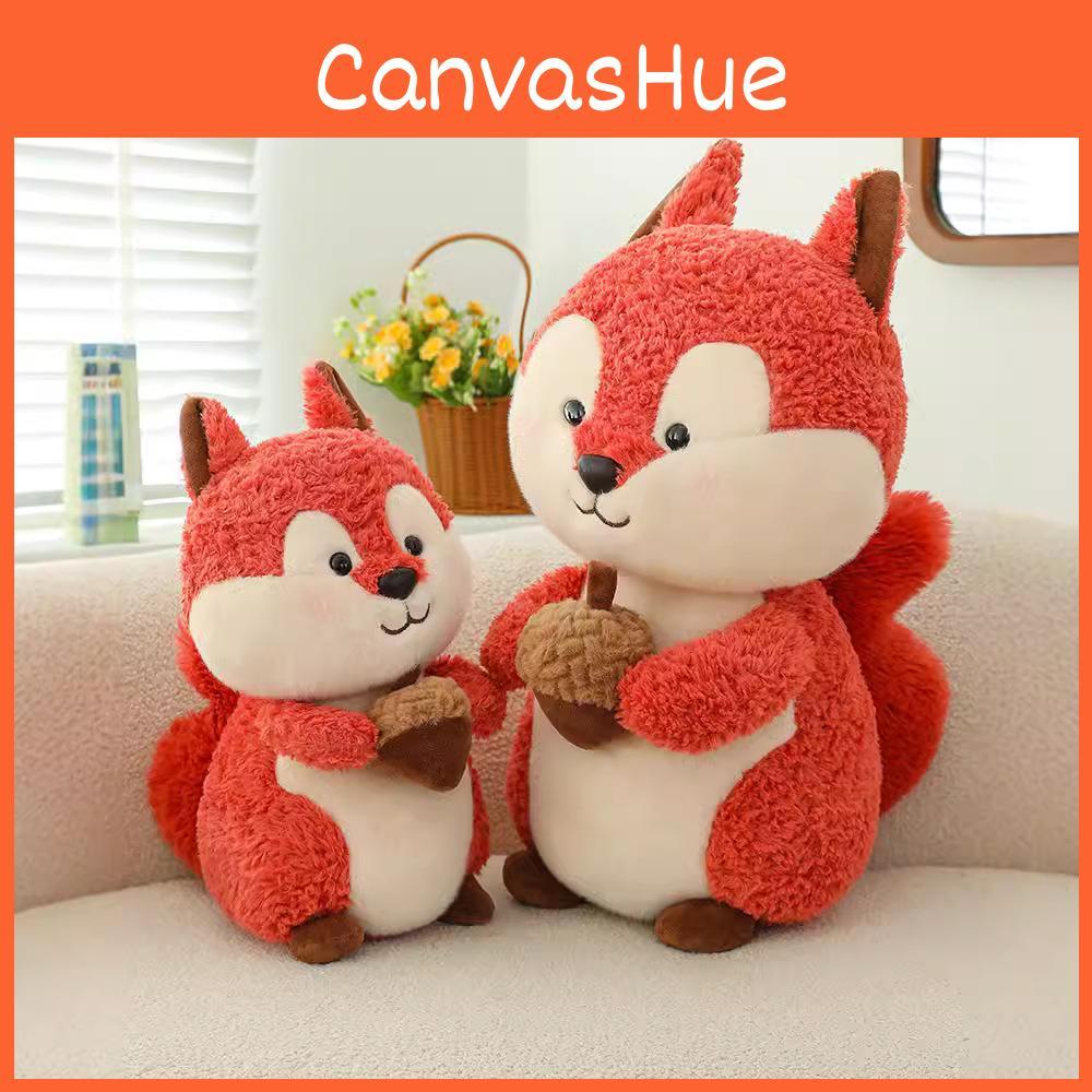 Cuddly Plush Squirrel Toy Gluttonous Squirrel Stuffed Doll Perfect Birthday Gift