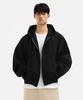 Underoff Crop Hooded Zip-Up Work Jacket Black