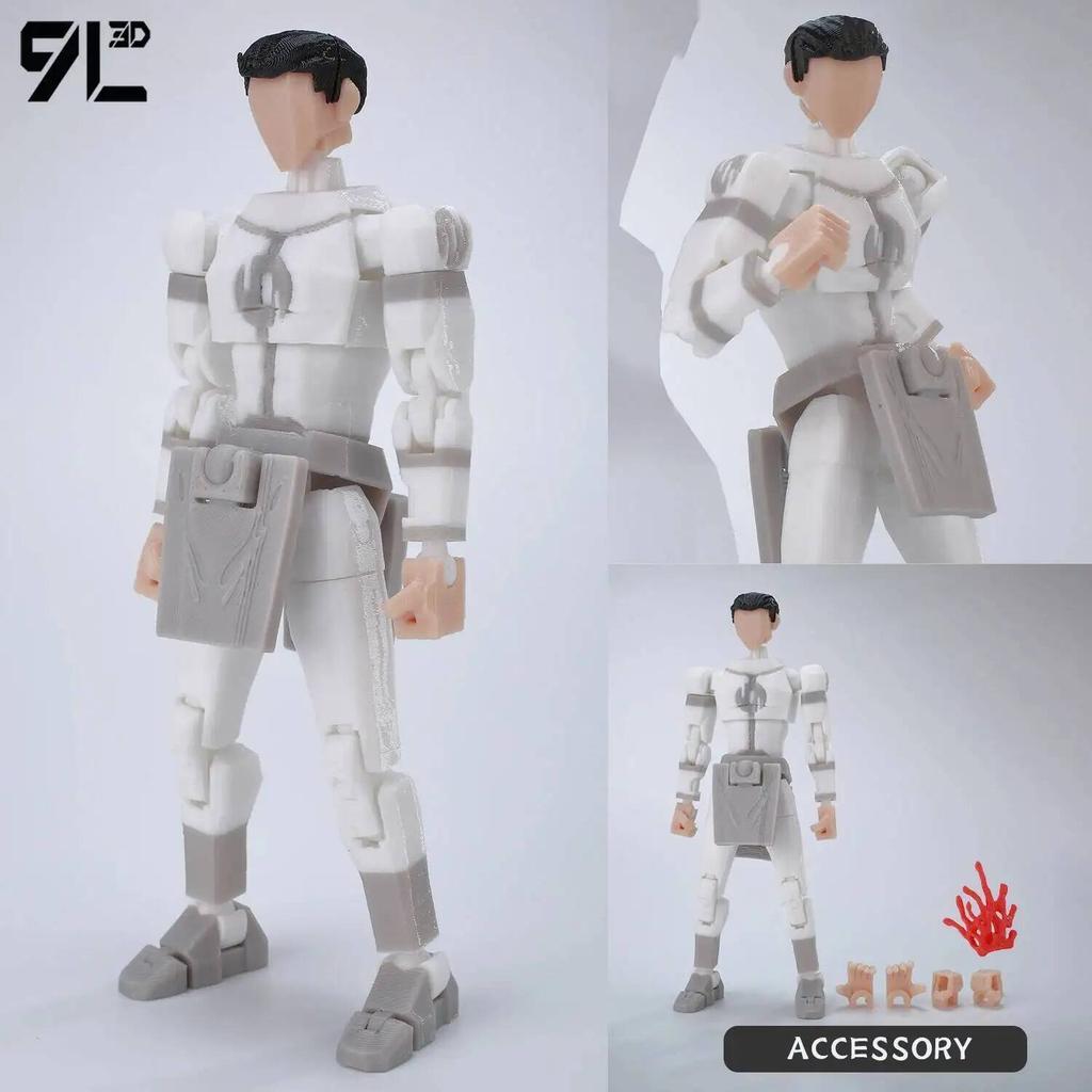 9L3D Dummy13 Lucky 13 Titain13 Invincible Kid Prisoner Mark Version Multi Joint Mobile Assembly Finished Model Handmade Toy Gift