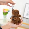 Marmota Key Plush Chain Pendant With Sound For Backpack Decoration And Idea Gift