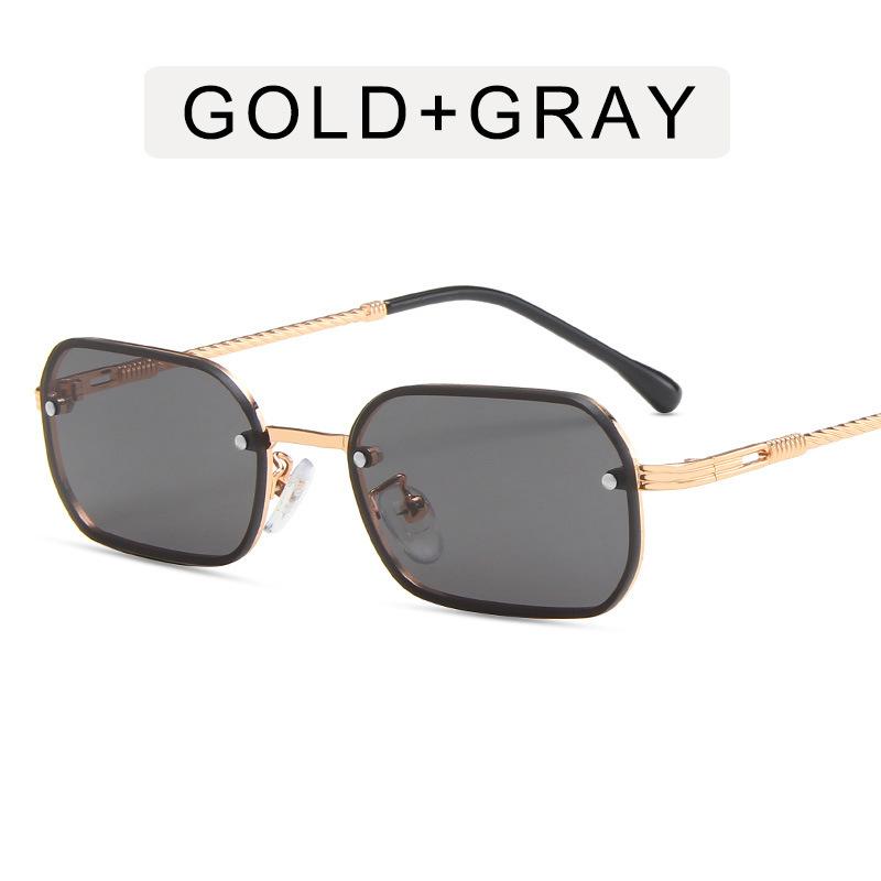 Retro Small Rectangle Sunglasses Women Sexy Retro Sun Glasses Brand Designer Vintage Metal Eyeglasses Eyewear Female