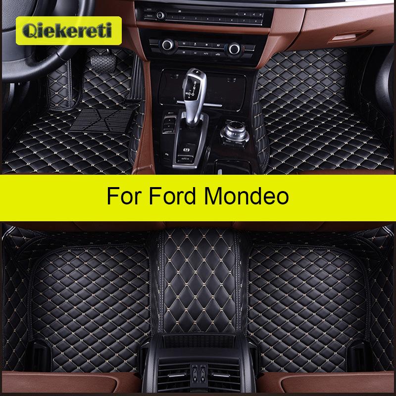 

Автомобильные коврики QIEKERETI для Ford Mondeo Fusion Foot Coche, аксессуары