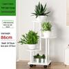 Modern Multi-Tier Iron Flower Pot Stand with Wheels
