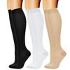 3 Pairs Compressed Socks with Elastic Fabric Leg Support Stockings for Promoting Better Circulation and Muscle Recovery