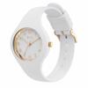 Authorized Ice-watch Women's Watch 015341 ICE glam White Gold Numbers Extra Small