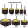 16-80mm Flap Sanding Wheels 6mm Shank 80 Grit Sanding Flap Wheel Disc Abrasive Grinding Accessories Sandpaper Polishing
