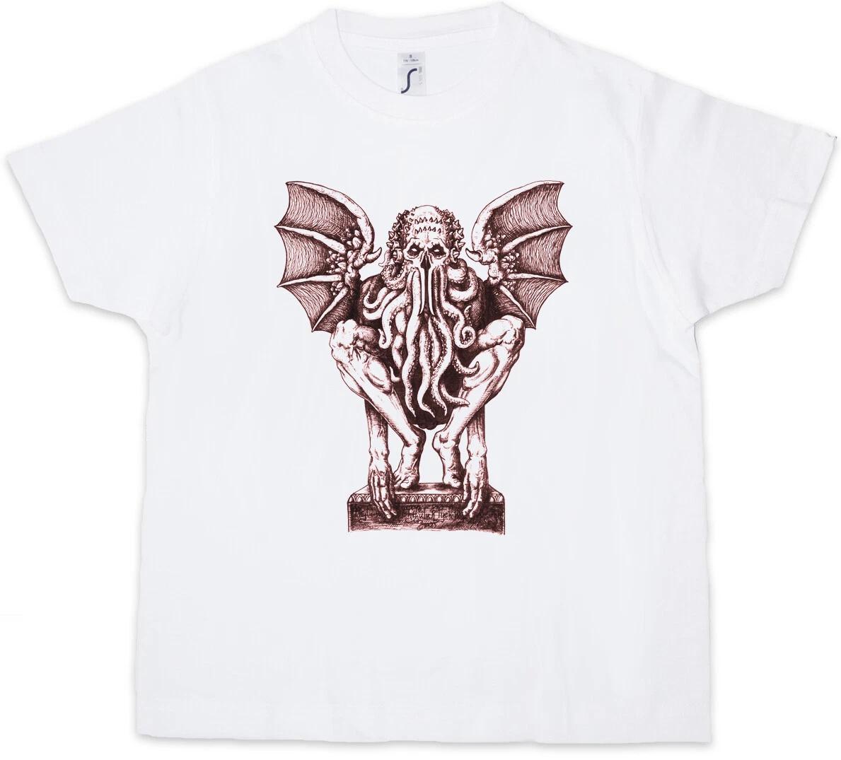 

BAPHOMET CTHULHU Kids Boys T-Shirt Call Wars Lovecraft Miskatonic Arkham- 130