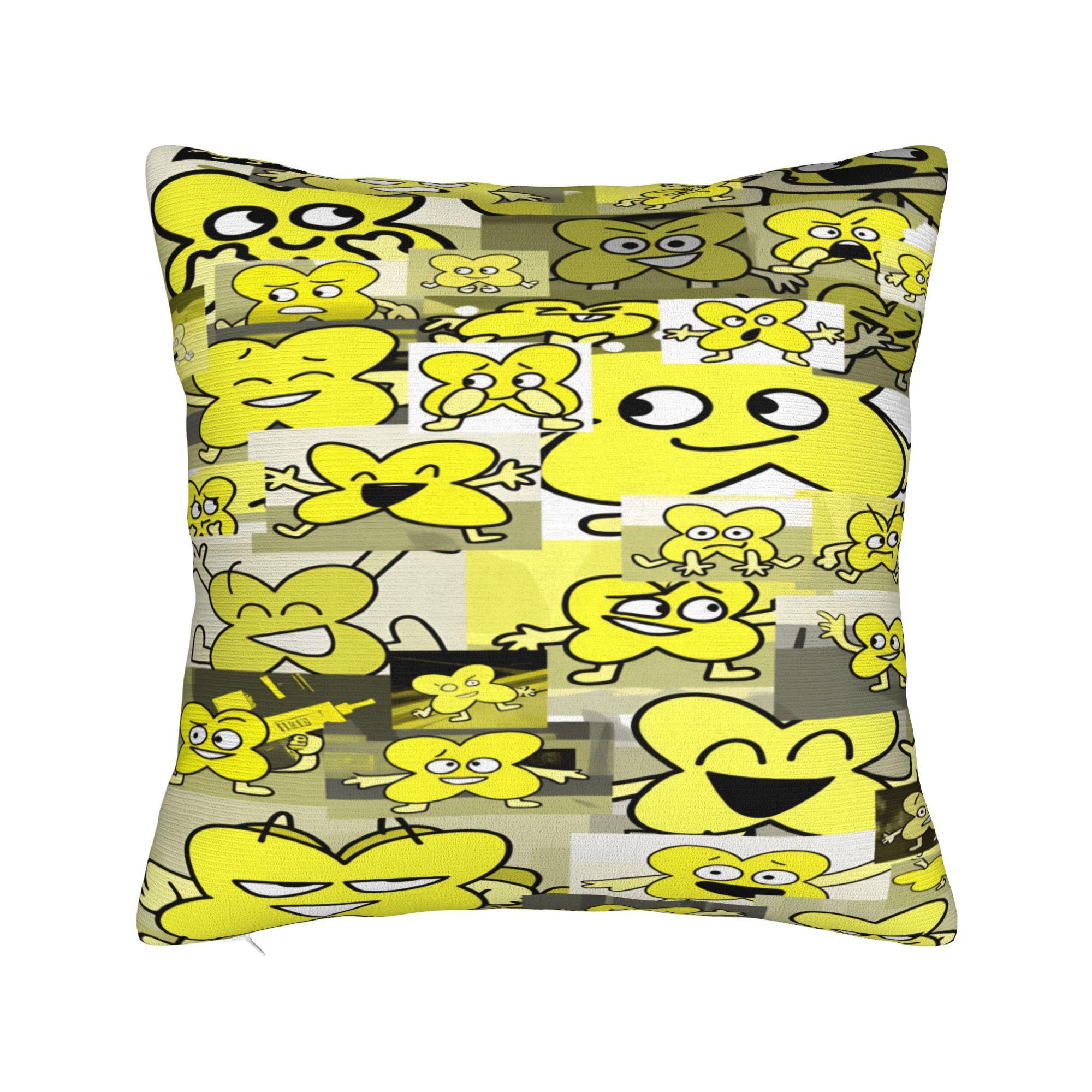 Мультяшные наволочки BFDI Ретро Модная наволочка для гостиной кровати стула Графическая наволочка 12x12Inch