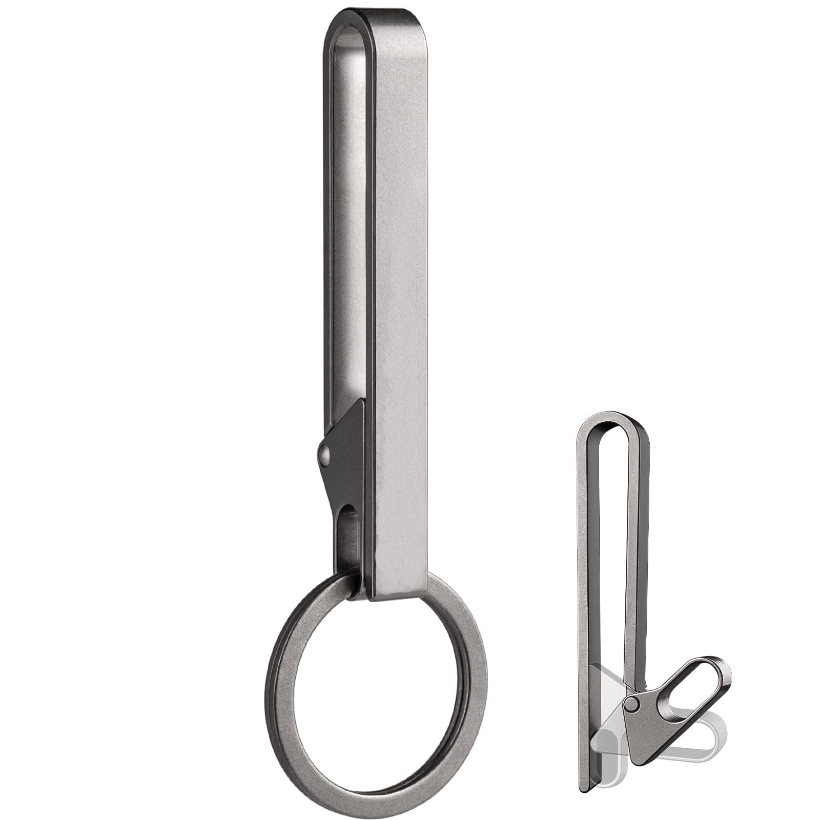 

[TIMULTI] Titanium Keychain Belt Clip Belt Hook