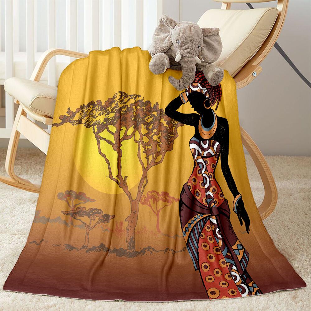 African Dance And Music Blankets are suitable for living rooms, bedrooms, camping, and other places, making them an ideal choice for gifts.