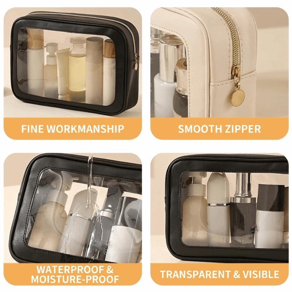 Transparent Cosmetic Bag Waterproof Storage Bag Simple Toiletry Bag Outdoor