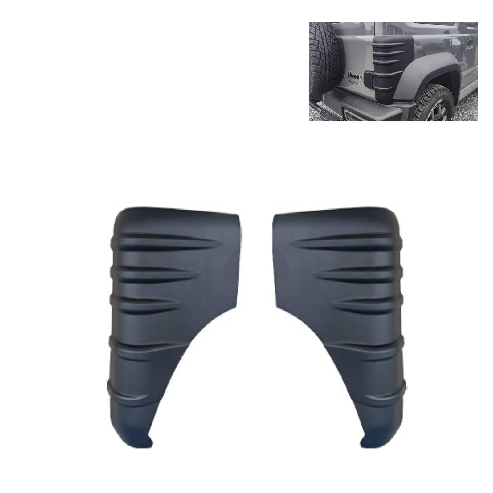 Verocis Jimny Bumper Corner Rear Bumper Corner Guards for Left and Right ABS Car Fender Angle Scratch Covers Rear Corner Guards, JB64/JB74