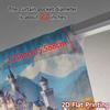 2pcs   2D FLAT PRINTING Curtains (Without Rod) Castle Vista Popular Contemporary Curtains Polyester Curtains Decorations For Home