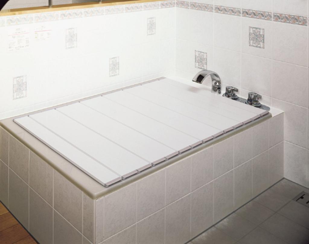 Topre Folding Bathtub Lid Lakness 80 X 139 Cm Ivory W14