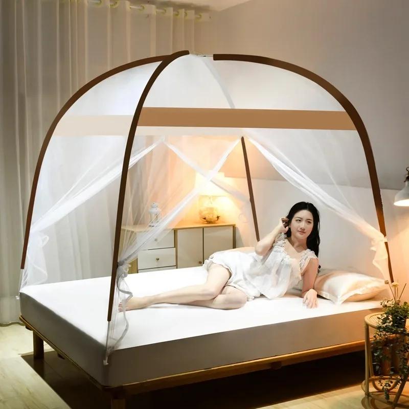 

1PC Foldable Pop Up Mosquito Net Tent Double Door Breathable Anti Mosquito Net for Camping Bedroom Dormitory Bed Mosquito Net 150x200x145cm